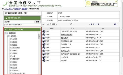 情報検索結果